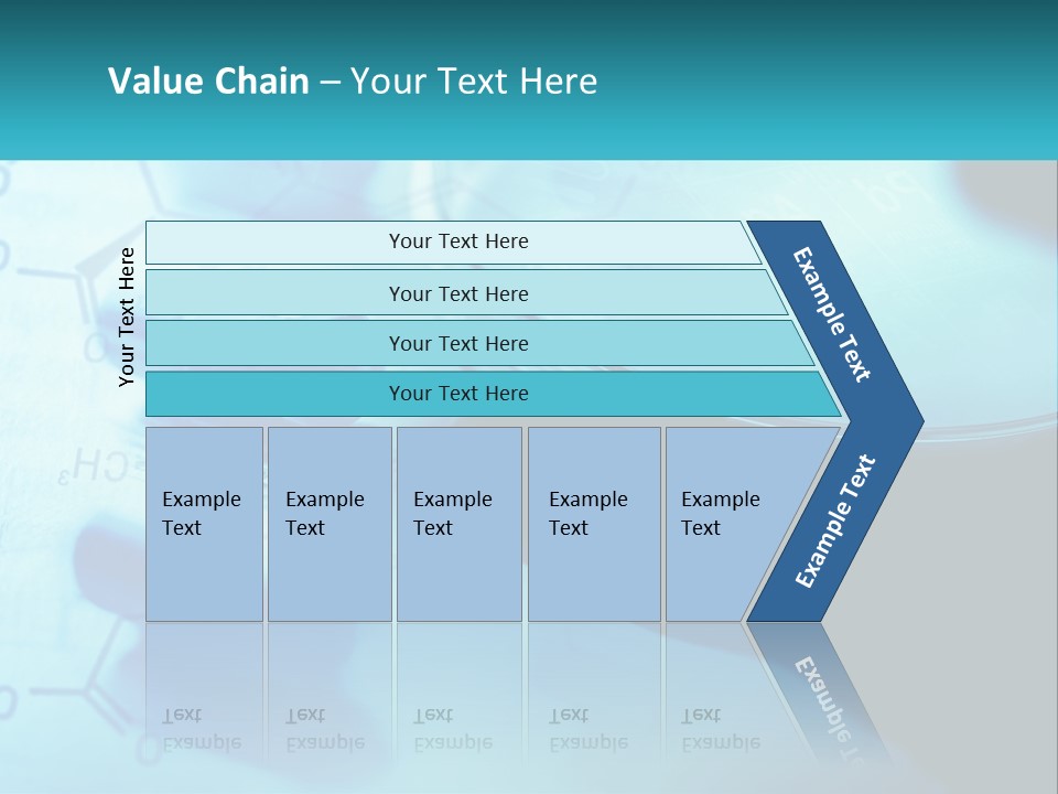 A Magnifying Glass On Top Of A Piece Of Paper PowerPoint Template