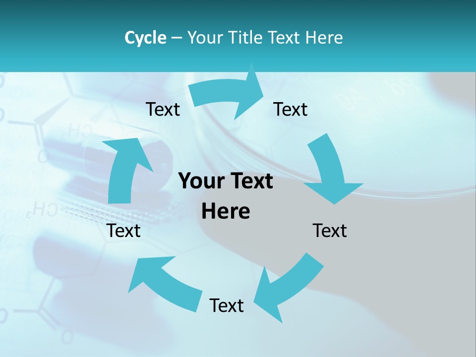 A Magnifying Glass On Top Of A Piece Of Paper PowerPoint Template