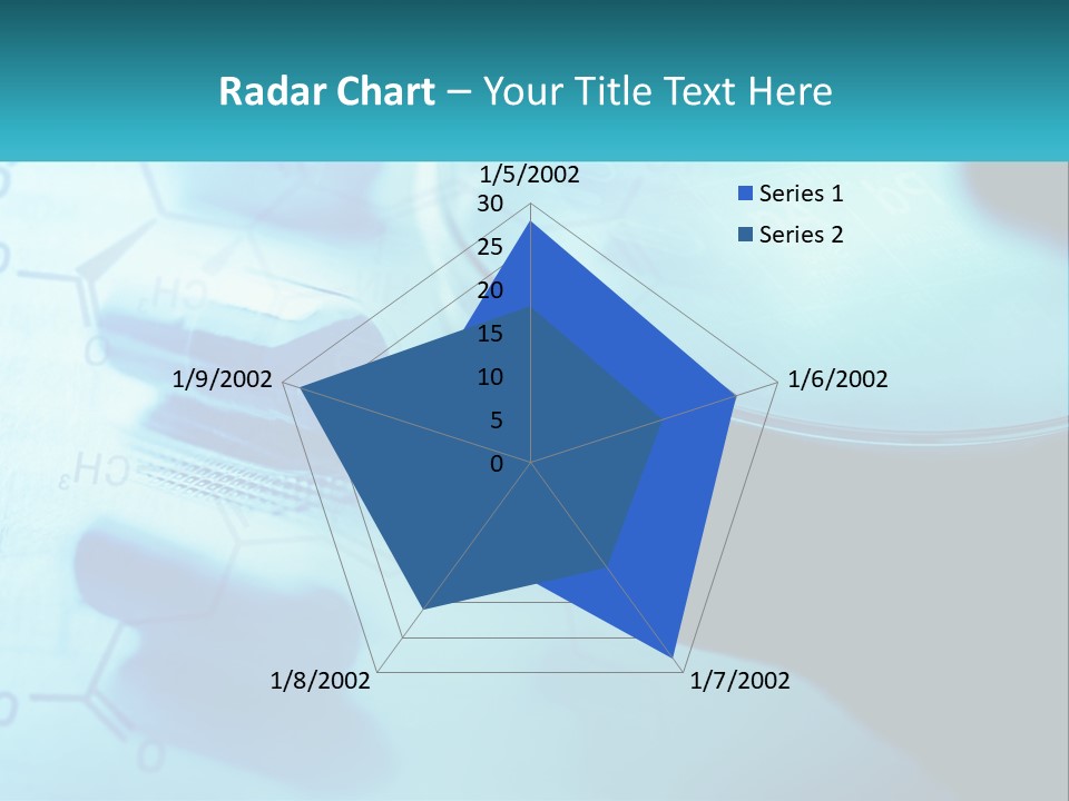 A Magnifying Glass On Top Of A Piece Of Paper PowerPoint Template