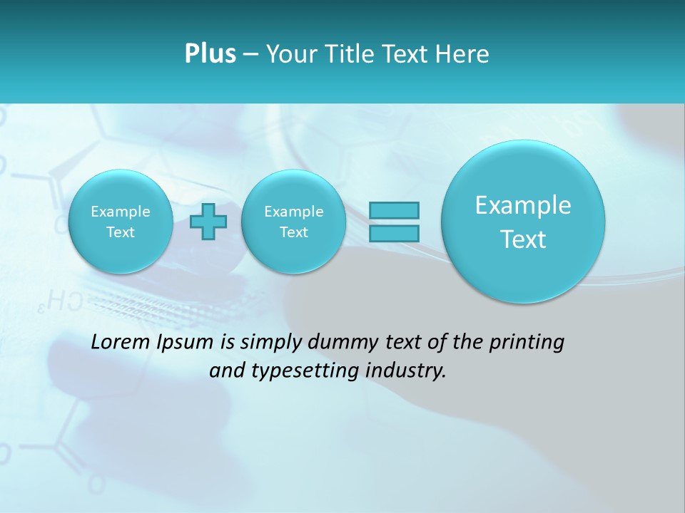 A Magnifying Glass On Top Of A Piece Of Paper PowerPoint Template