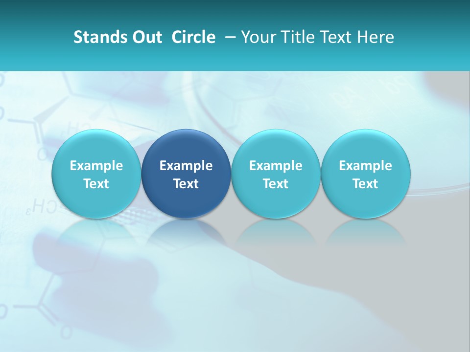 A Magnifying Glass On Top Of A Piece Of Paper PowerPoint Template