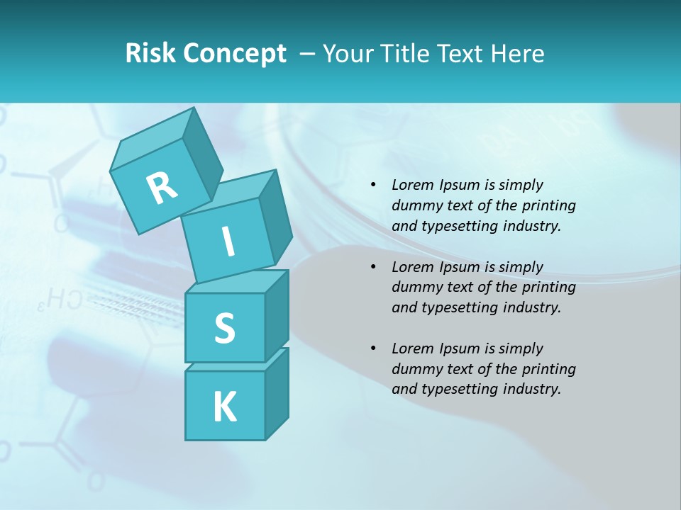 A Magnifying Glass On Top Of A Piece Of Paper PowerPoint Template