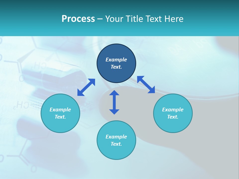 A Magnifying Glass On Top Of A Piece Of Paper PowerPoint Template