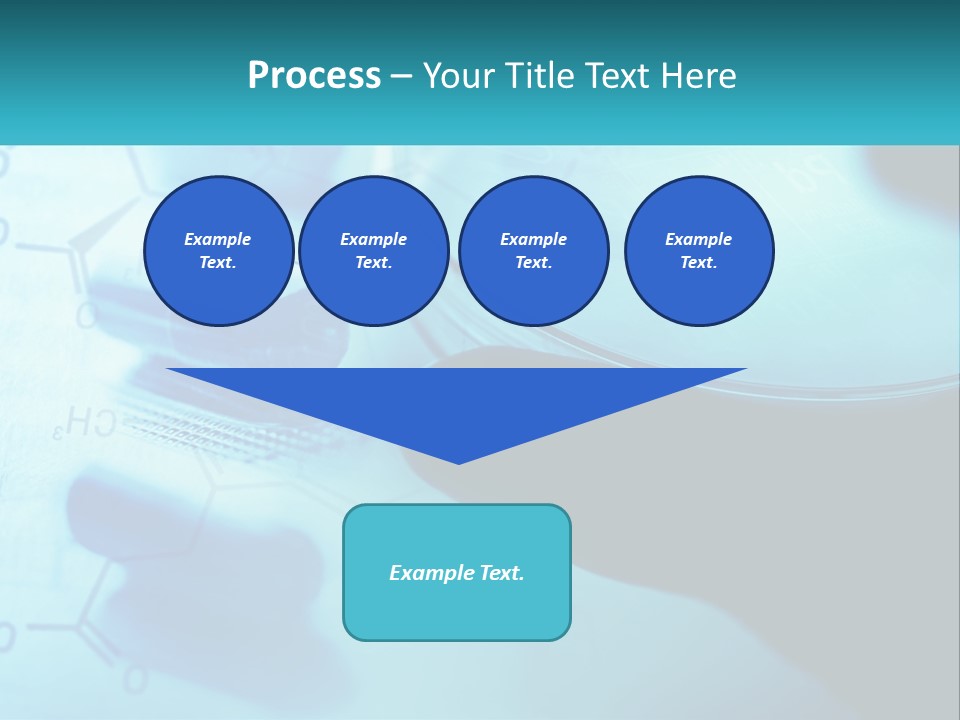 A Magnifying Glass On Top Of A Piece Of Paper PowerPoint Template