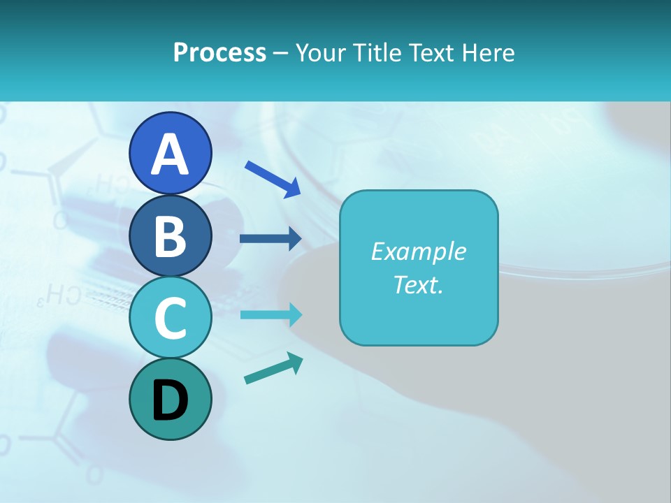 A Magnifying Glass On Top Of A Piece Of Paper PowerPoint Template