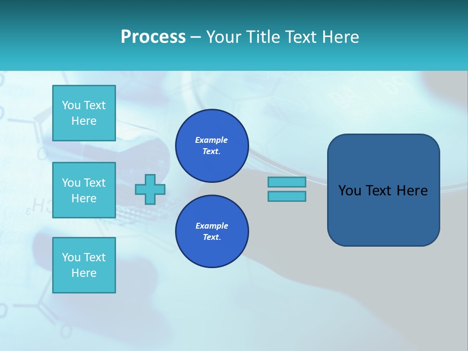 A Magnifying Glass On Top Of A Piece Of Paper PowerPoint Template
