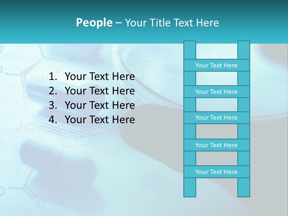 A Magnifying Glass On Top Of A Piece Of Paper PowerPoint Template