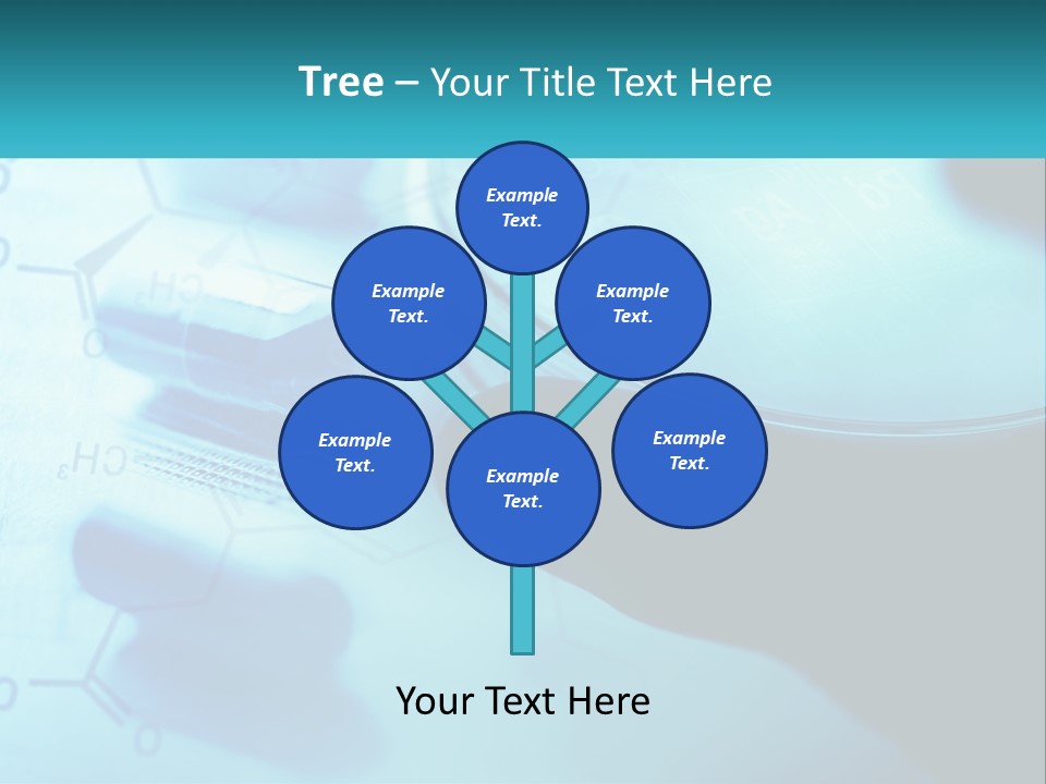 A Magnifying Glass On Top Of A Piece Of Paper PowerPoint Template