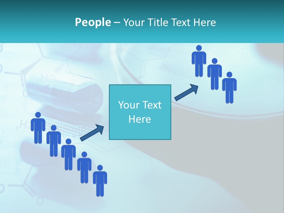 A Magnifying Glass On Top Of A Piece Of Paper PowerPoint Template