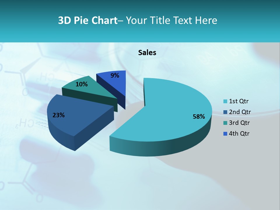 A Magnifying Glass On Top Of A Piece Of Paper PowerPoint Template