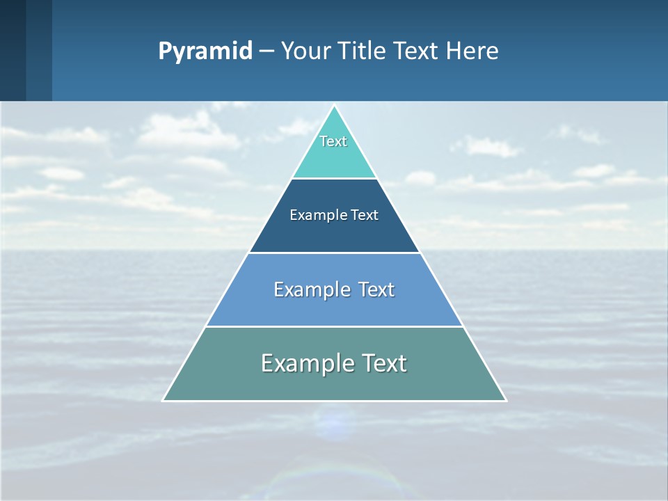 The Sun Is Shining Over The Ocean Powerpoint Template PowerPoint Template