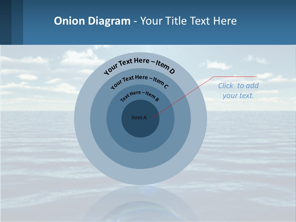 The Sun Is Shining Over The Ocean Powerpoint Template PowerPoint Template