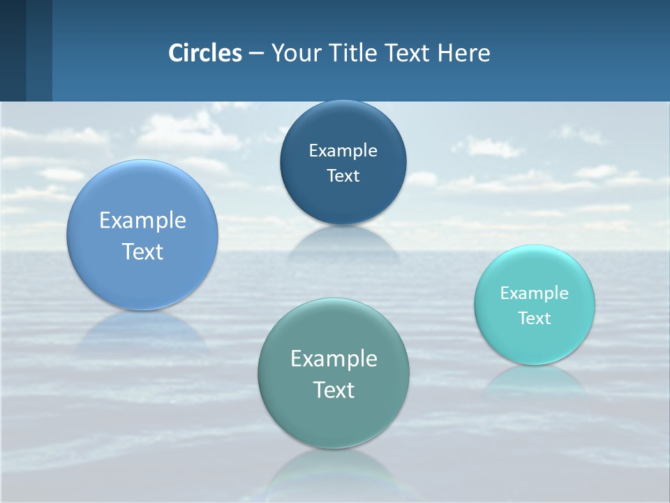 The Sun Is Shining Over The Ocean Powerpoint Template PowerPoint Template