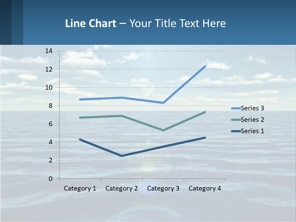 The Sun Is Shining Over The Ocean Powerpoint Template PowerPoint Template