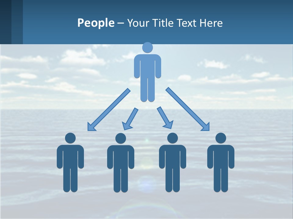 The Sun Is Shining Over The Ocean Powerpoint Template PowerPoint Template