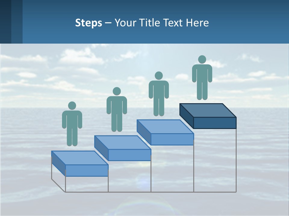 The Sun Is Shining Over The Ocean Powerpoint Template PowerPoint Template