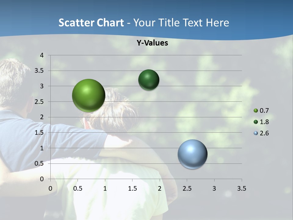 A Man And A Woman Hugging In A Park PowerPoint Template