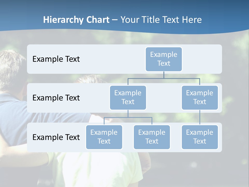 A Man And A Woman Hugging In A Park PowerPoint Template