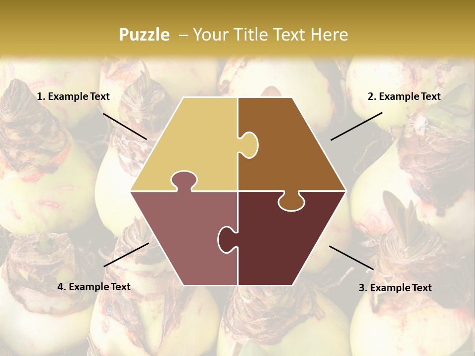 A Bunch Of Onions Sitting On Top Of A Table PowerPoint Template