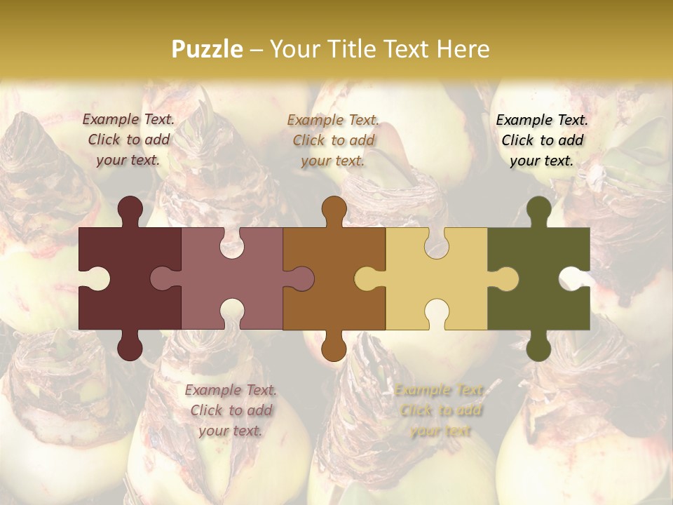 A Bunch Of Onions Sitting On Top Of A Table PowerPoint Template