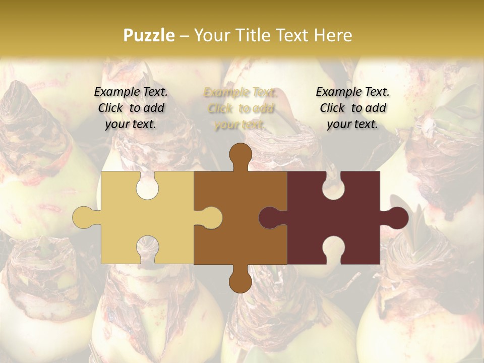 A Bunch Of Onions Sitting On Top Of A Table PowerPoint Template