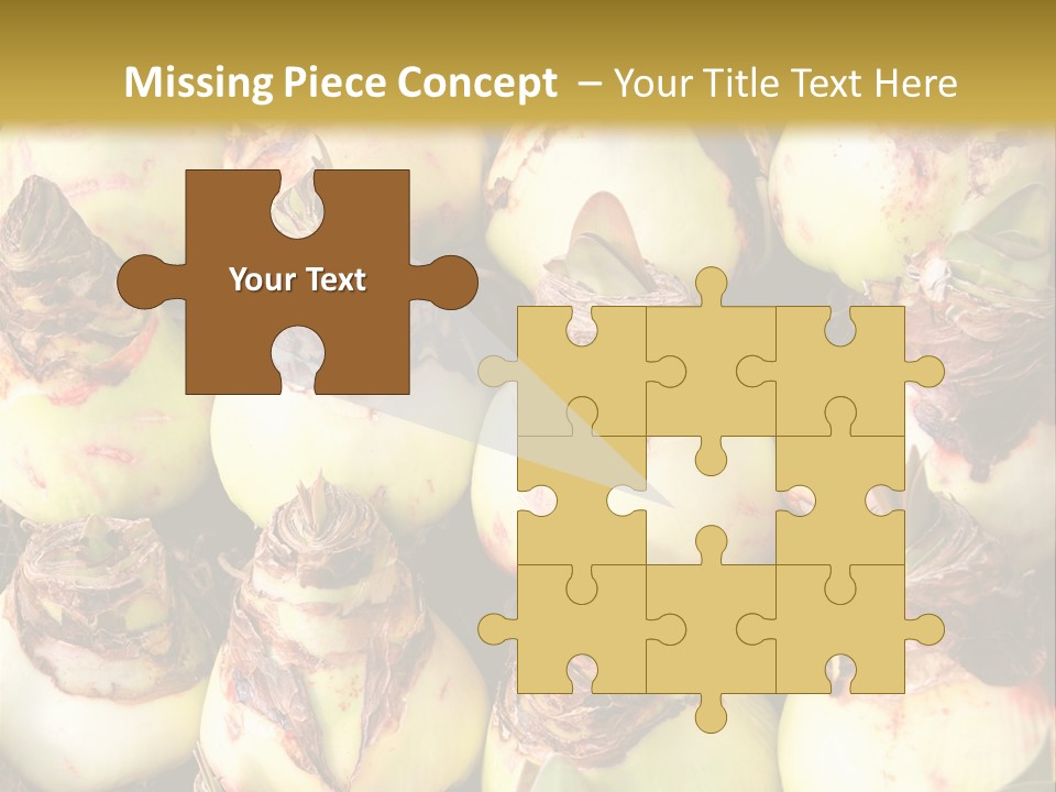 A Bunch Of Onions Sitting On Top Of A Table PowerPoint Template