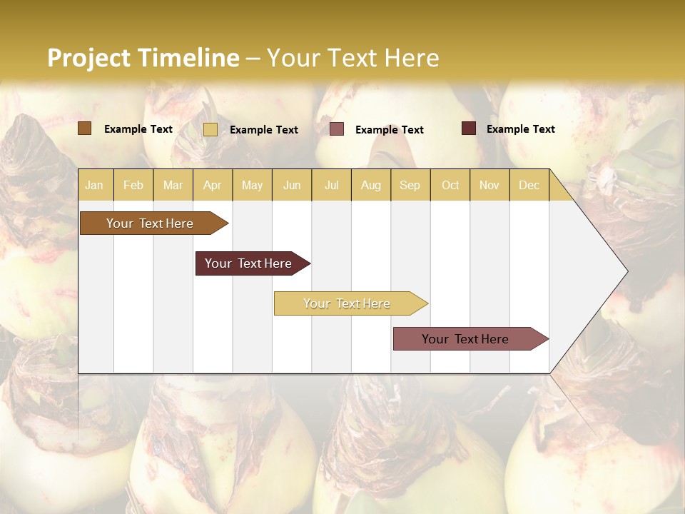 A Bunch Of Onions Sitting On Top Of A Table PowerPoint Template