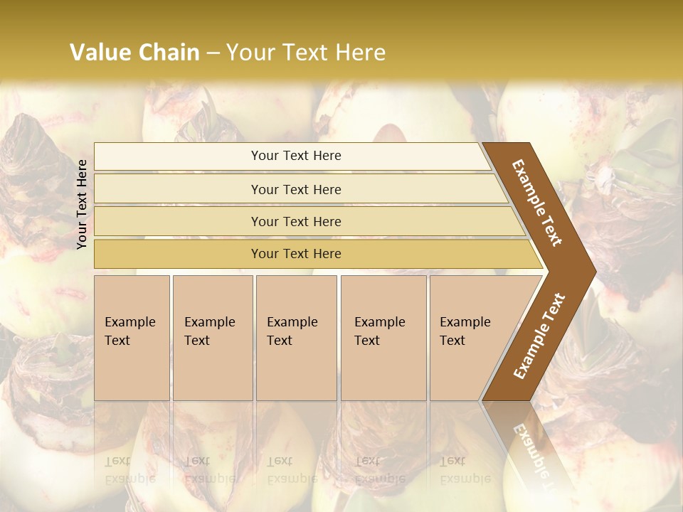 A Bunch Of Onions Sitting On Top Of A Table PowerPoint Template