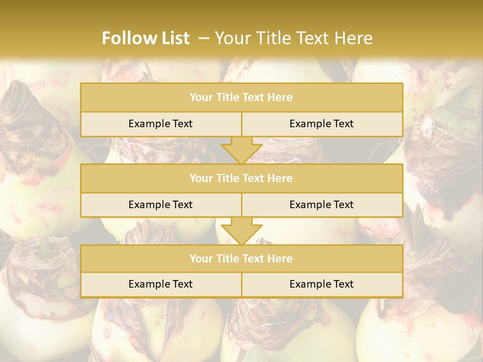 A Bunch Of Onions Sitting On Top Of A Table PowerPoint Template
