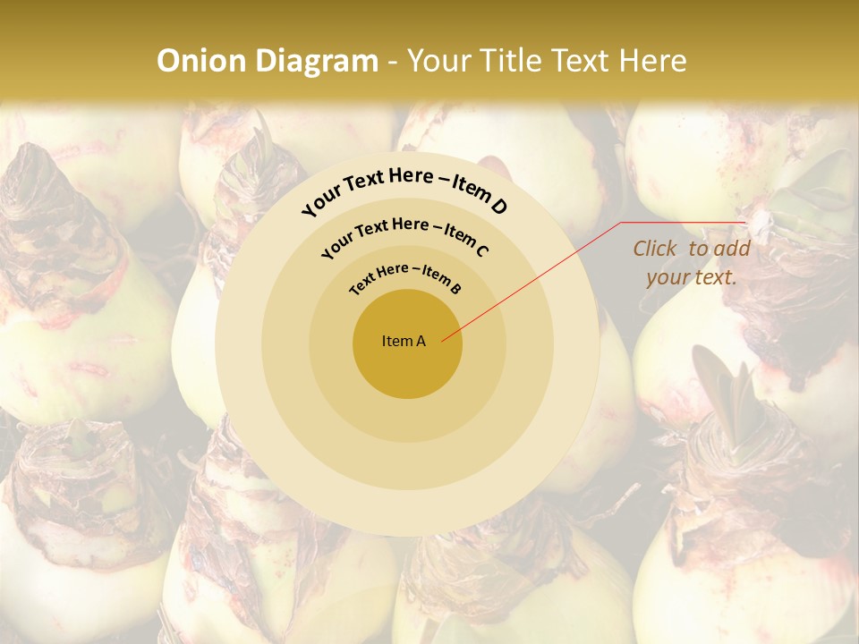 A Bunch Of Onions Sitting On Top Of A Table PowerPoint Template