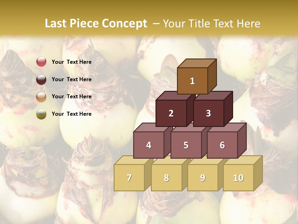 A Bunch Of Onions Sitting On Top Of A Table PowerPoint Template