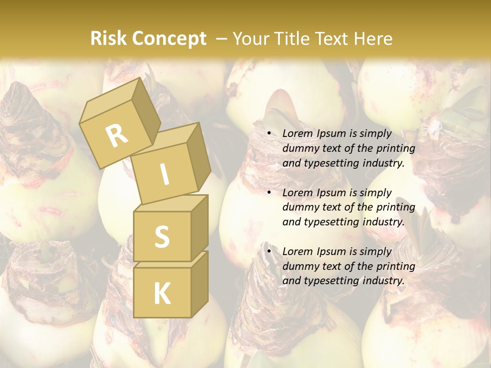 A Bunch Of Onions Sitting On Top Of A Table PowerPoint Template