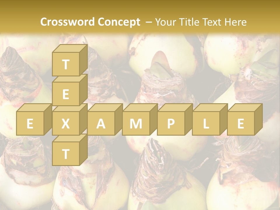 A Bunch Of Onions Sitting On Top Of A Table PowerPoint Template