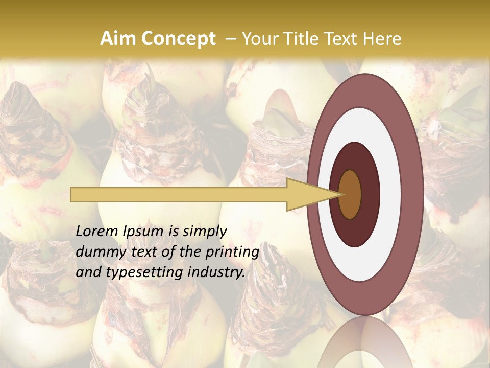 A Bunch Of Onions Sitting On Top Of A Table PowerPoint Template