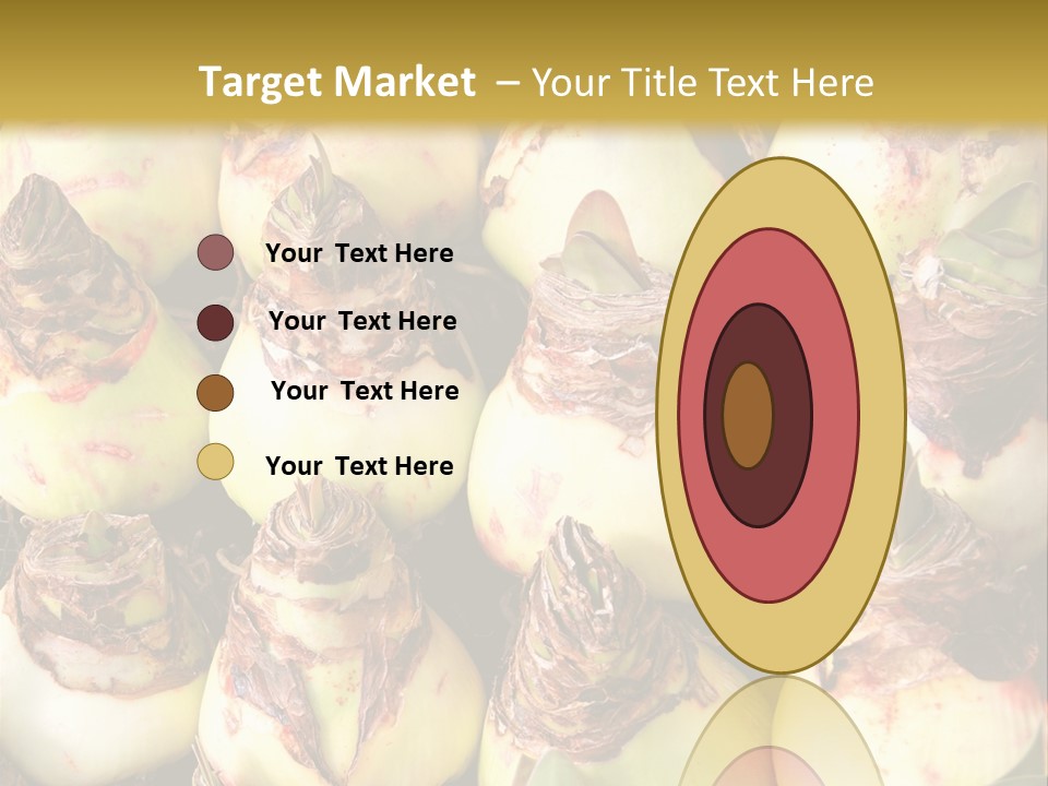 A Bunch Of Onions Sitting On Top Of A Table PowerPoint Template