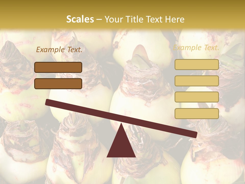 A Bunch Of Onions Sitting On Top Of A Table PowerPoint Template