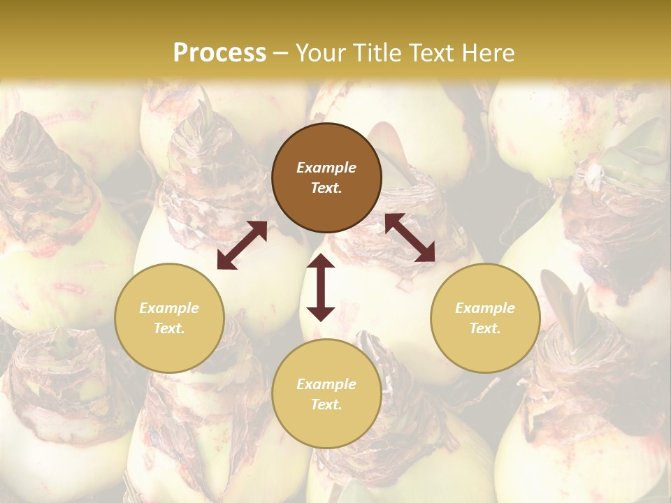 A Bunch Of Onions Sitting On Top Of A Table PowerPoint Template