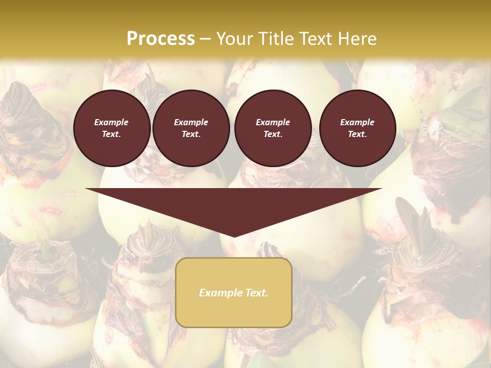 A Bunch Of Onions Sitting On Top Of A Table PowerPoint Template