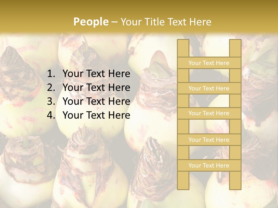 A Bunch Of Onions Sitting On Top Of A Table PowerPoint Template