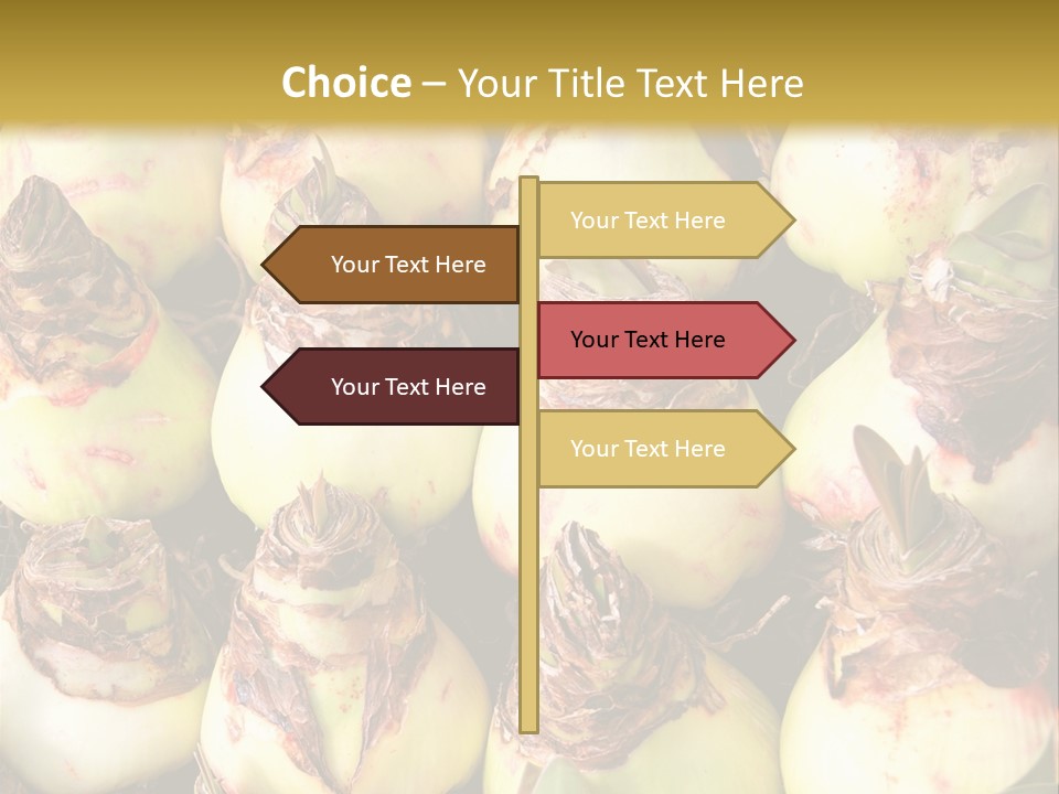 A Bunch Of Onions Sitting On Top Of A Table PowerPoint Template