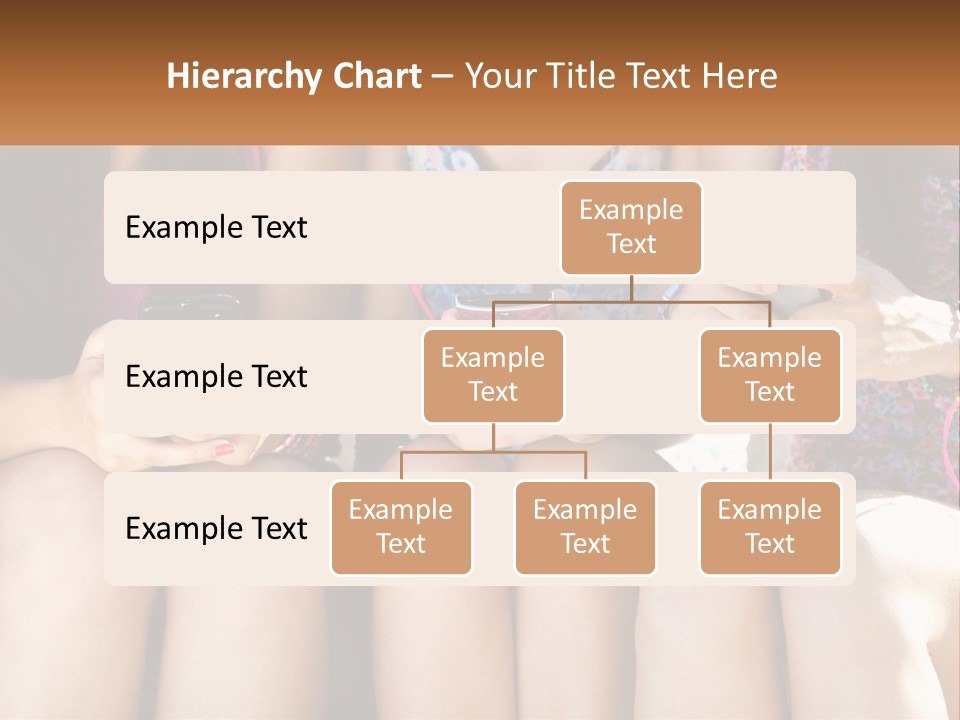 A Group Of Women Sitting Next To Each Other Holding Cell Phones PowerPoint Template