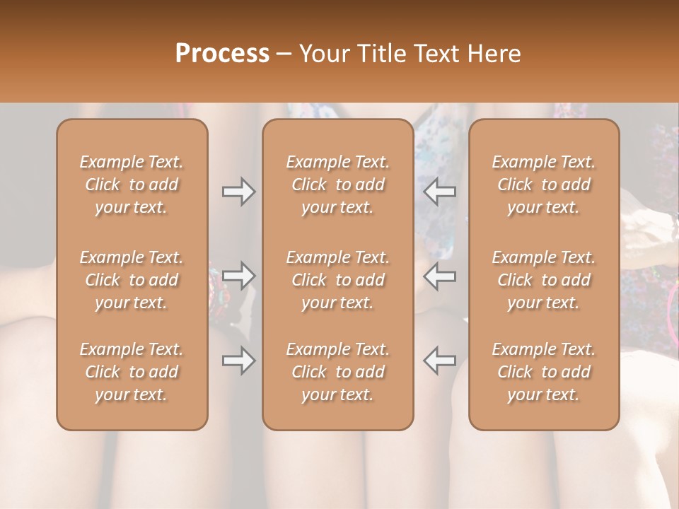 A Group Of Women Sitting Next To Each Other Holding Cell Phones PowerPoint Template