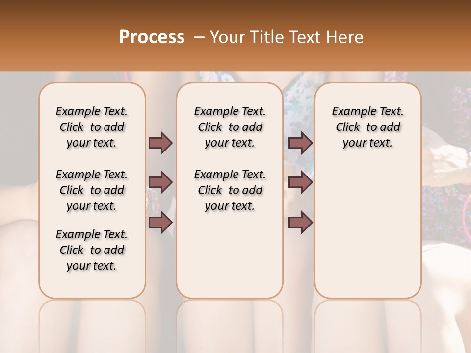 A Group Of Women Sitting Next To Each Other Holding Cell Phones PowerPoint Template
