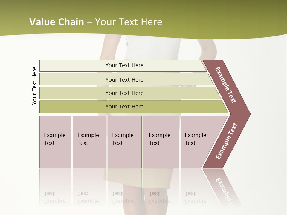 A Woman In A Yellow Skirt Is Posing For A Picture PowerPoint Template