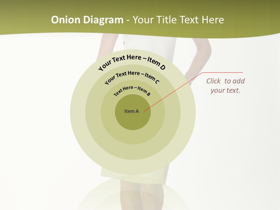 A Woman In A Yellow Skirt Is Posing For A Picture PowerPoint Template