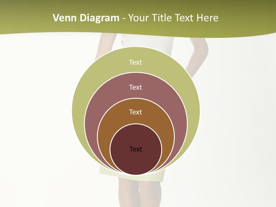 A Woman In A Yellow Skirt Is Posing For A Picture PowerPoint Template