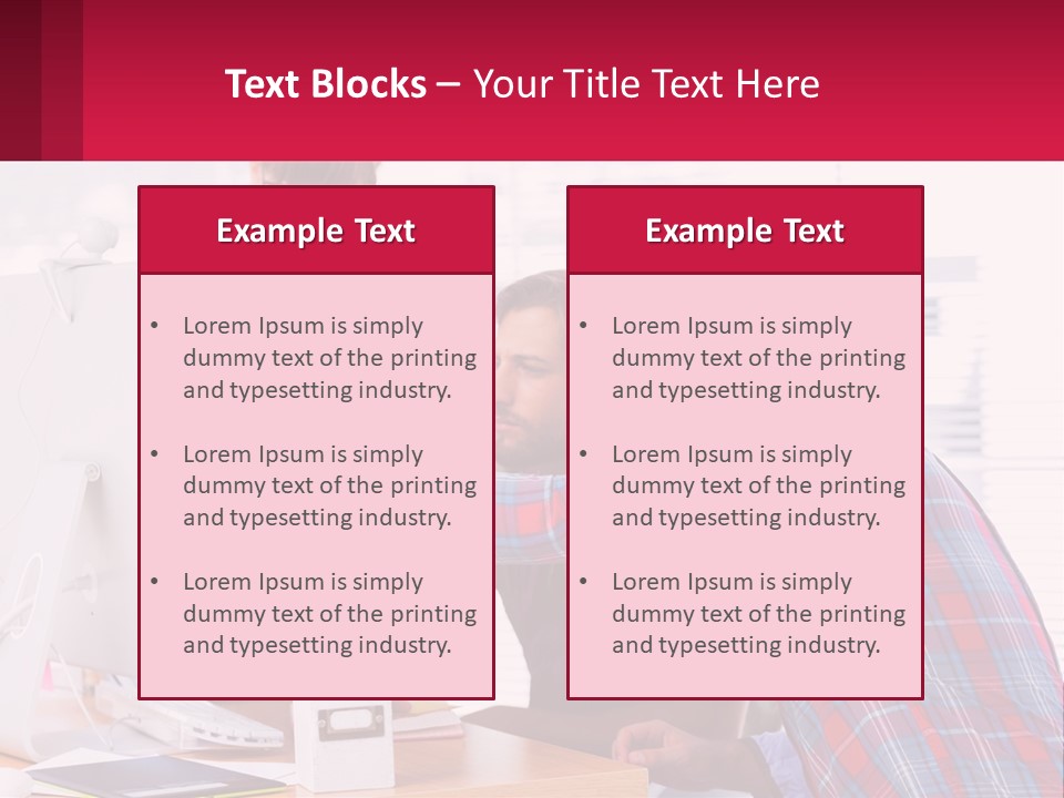 A Group Of People Looking At A Computer Screen PowerPoint Template