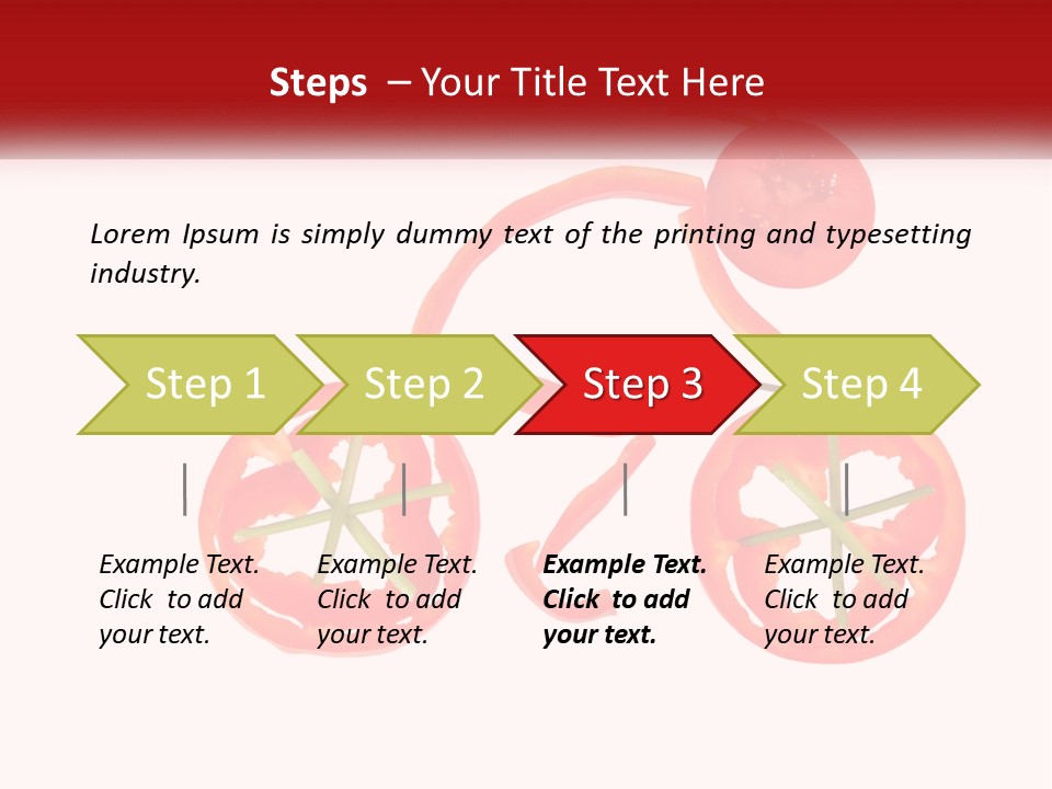 A Picture Of A Tomato And A Slice Of Tomato On A White Background PowerPoint Template