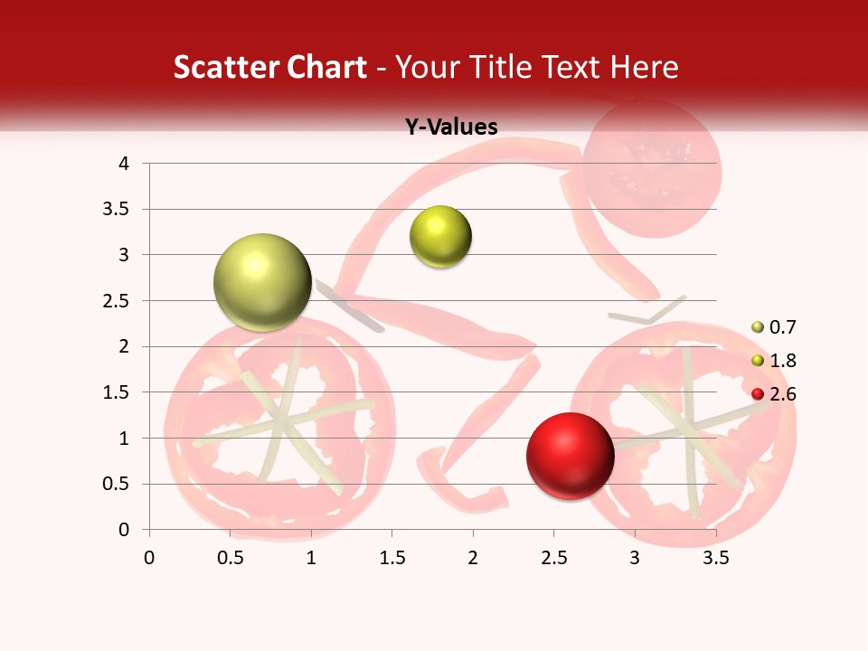 A Picture Of A Tomato And A Slice Of Tomato On A White Background PowerPoint Template