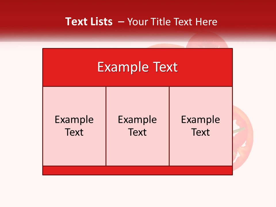 A Picture Of A Tomato And A Slice Of Tomato On A White Background PowerPoint Template